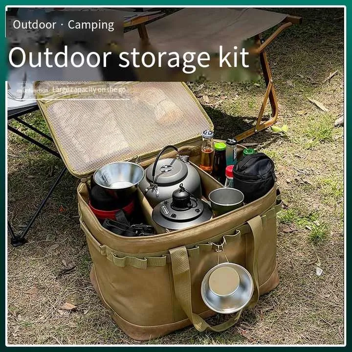 أحدث حقيبة معدات التخييم في الهواء الطلق divivipable حقيبة تخزين للسفر - Newest Outdoor Camping Gear Bag Divivipable Travel Storage Bag