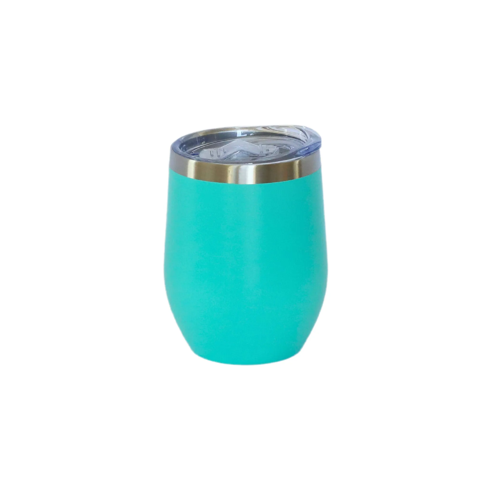 12 Oz Stemless Wine Tumbler - Aqua