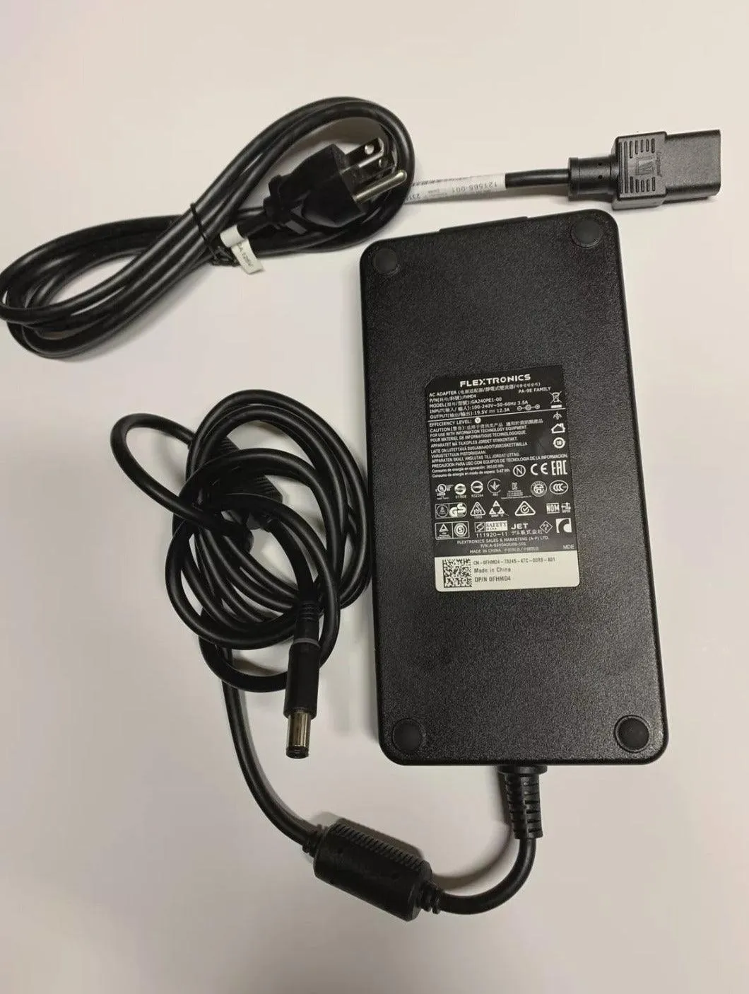 19.5 V 12.3a Computer Flextronics 240W AC Charging Adapter GA240PE1-00