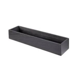 Ashland drawer organizers (3 x 12: black) Set Of 6