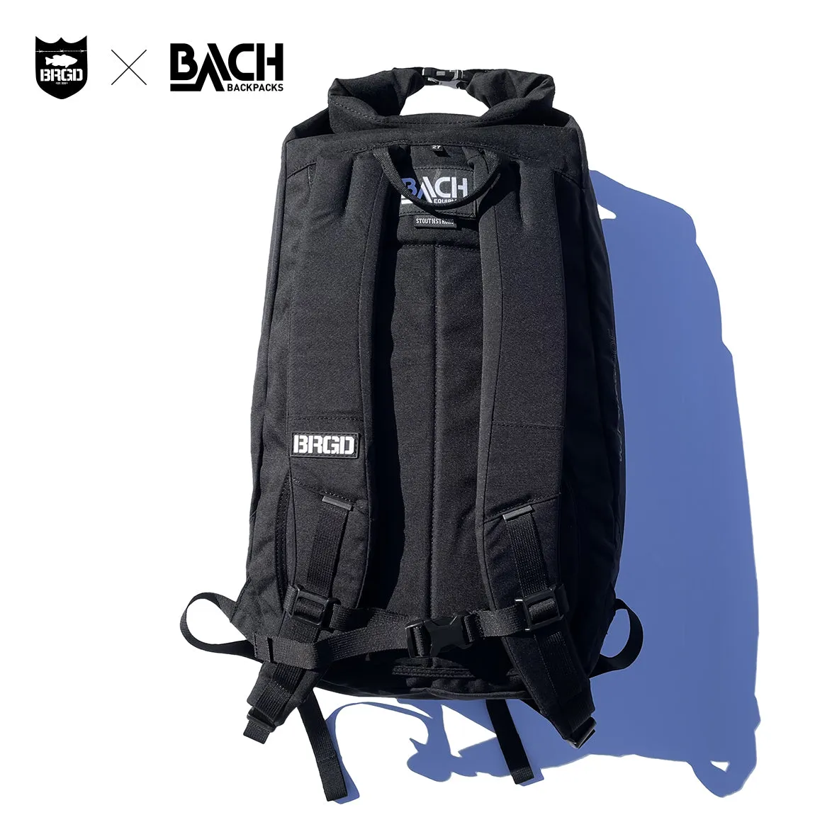 BACH × BASS BRIGADE STOUTIN` STRONG WP27 - Black