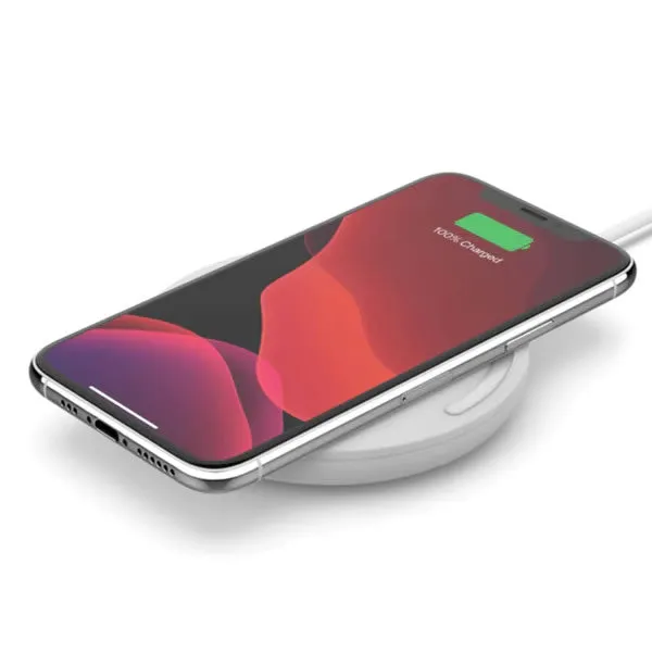 Belkin BoostCharge 10W Wireless Charging Pad with Cable - White