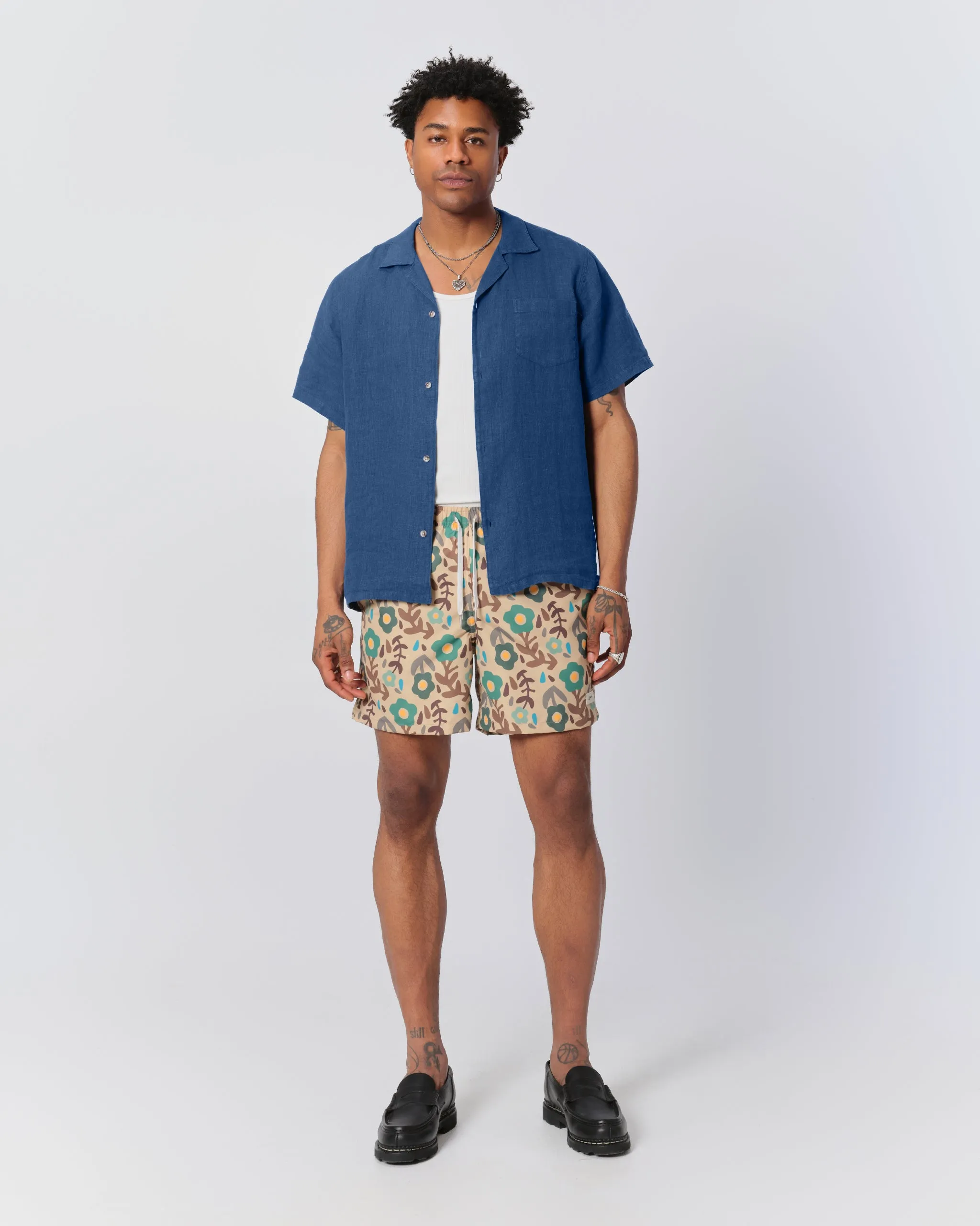 Brine Linen Camp Shirt