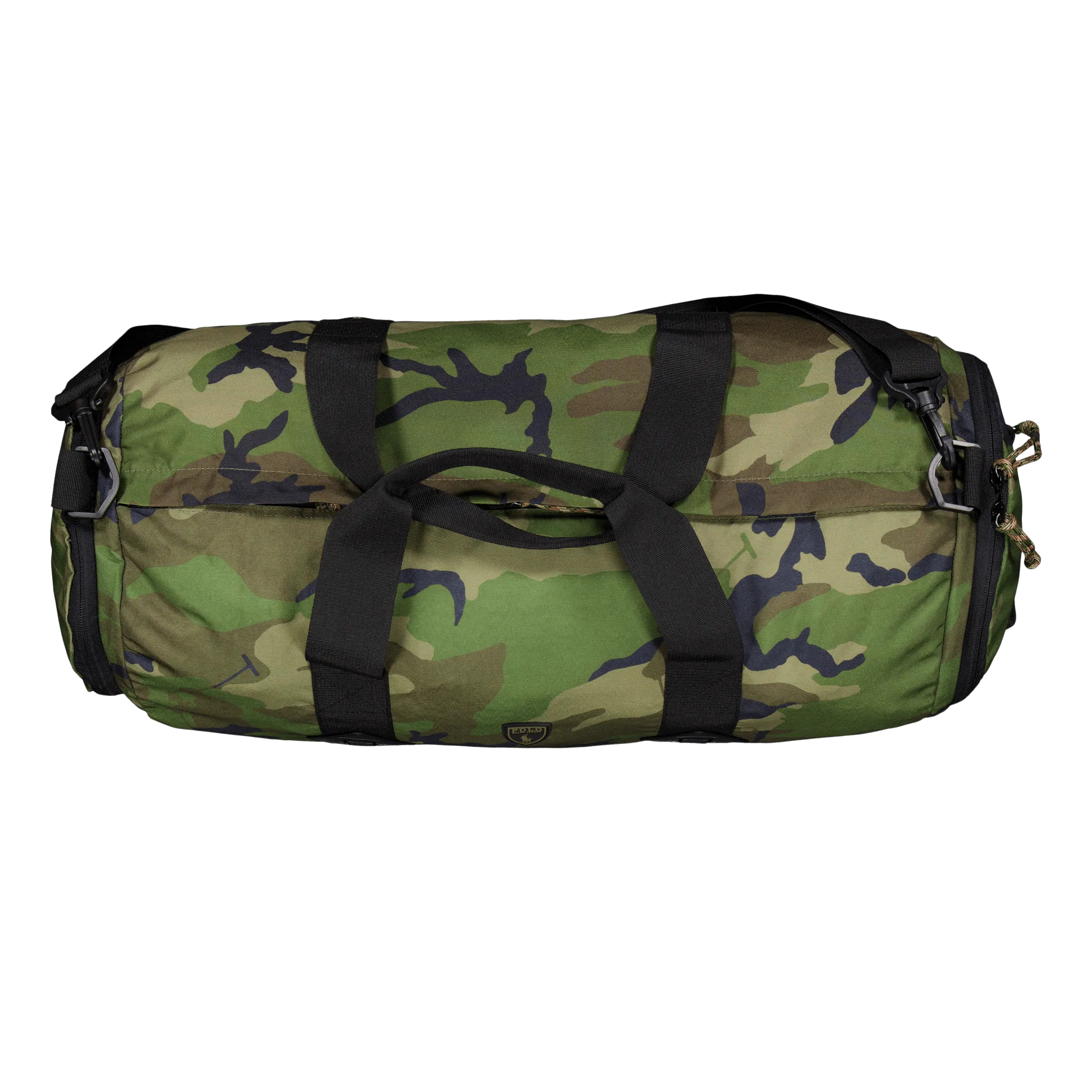 Camo Canvas Packable Duffel Olive Pony Camo