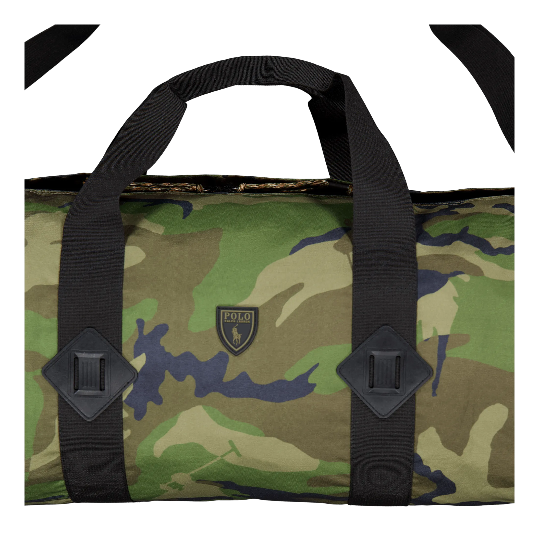 Camo Canvas Packable Duffel Olive Pony Camo