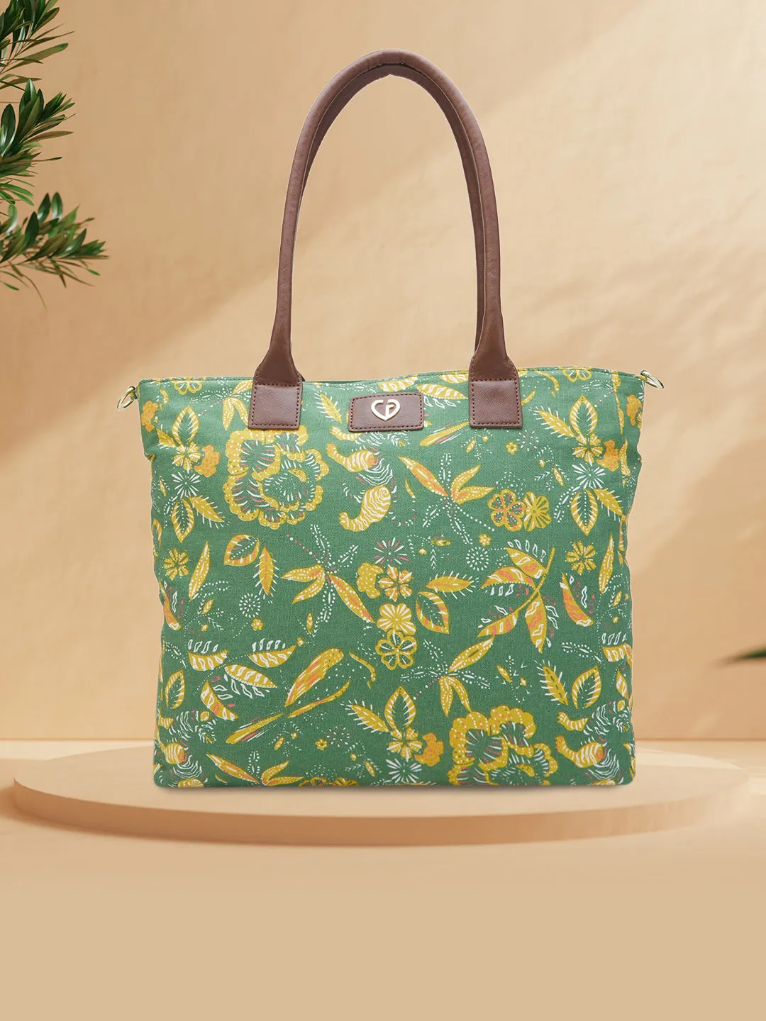 Caprese Hazel Tote Large Olive