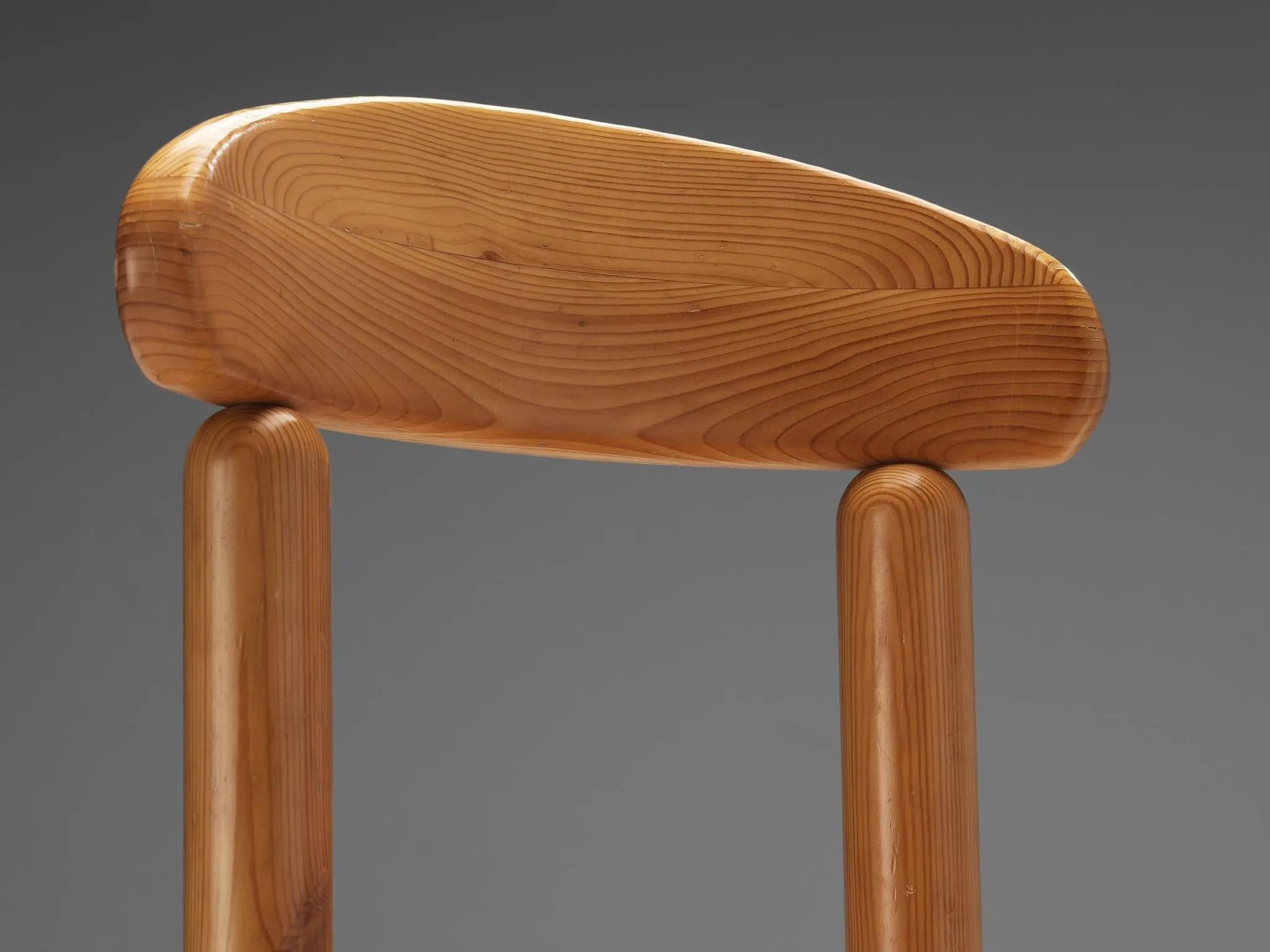 Danish Set of Six Dining Chairs in Pine