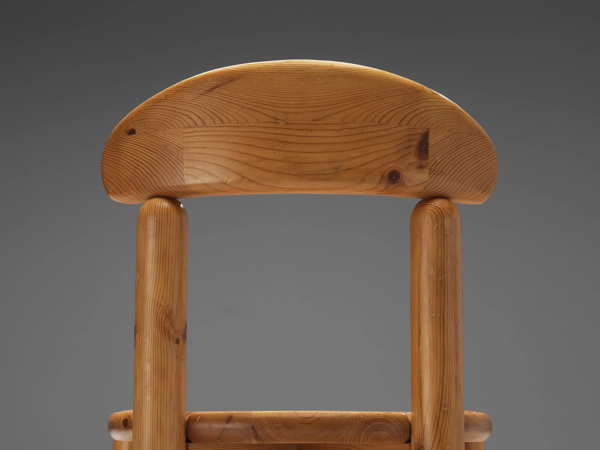 Danish Set of Six Dining Chairs in Pine