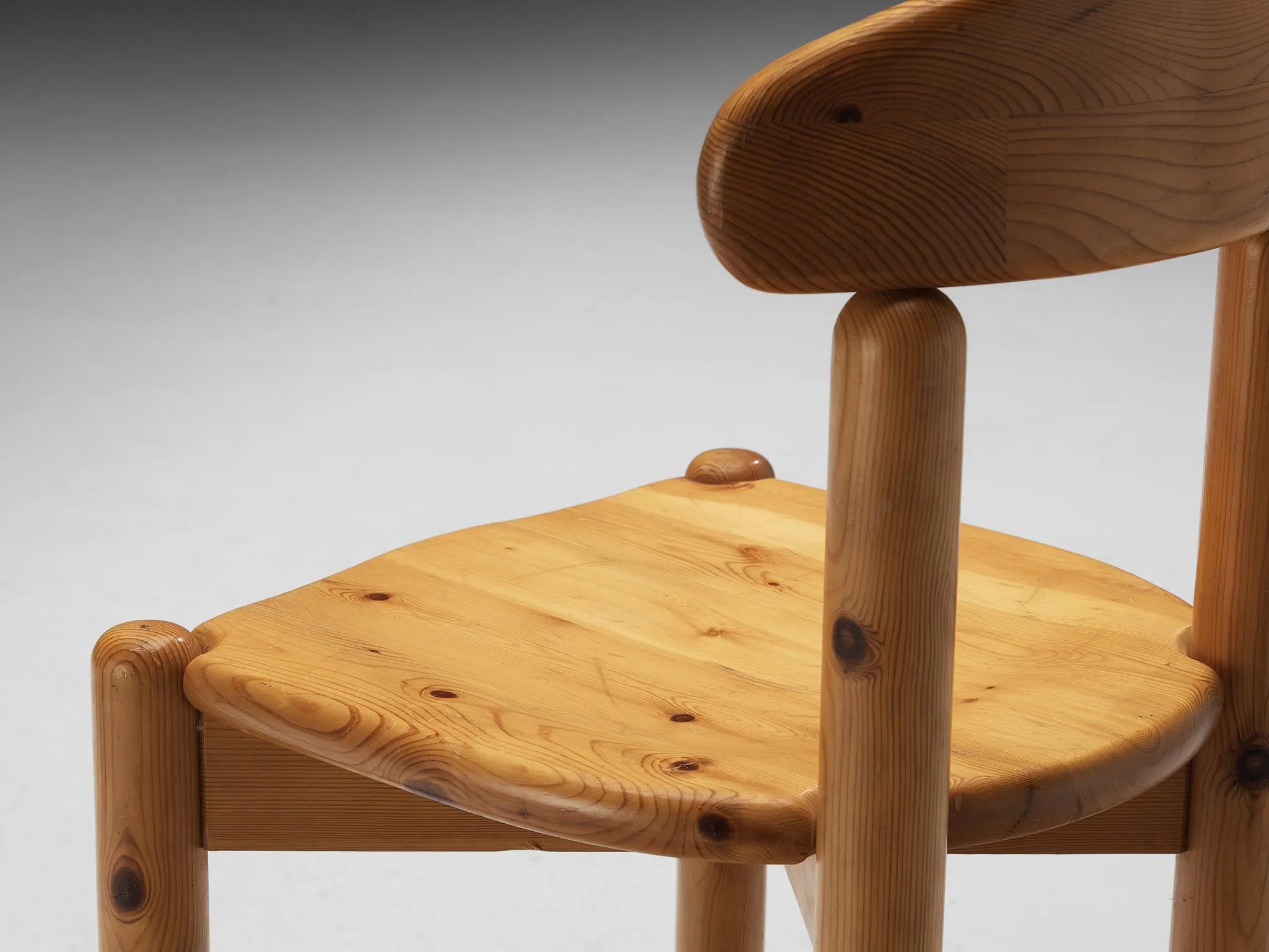 Danish Set of Six Dining Chairs in Pine