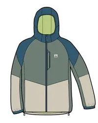 Daybreak Lightweight Men's Recycled Thermore® Insulated Jacket - Pistachio/Blue Steel