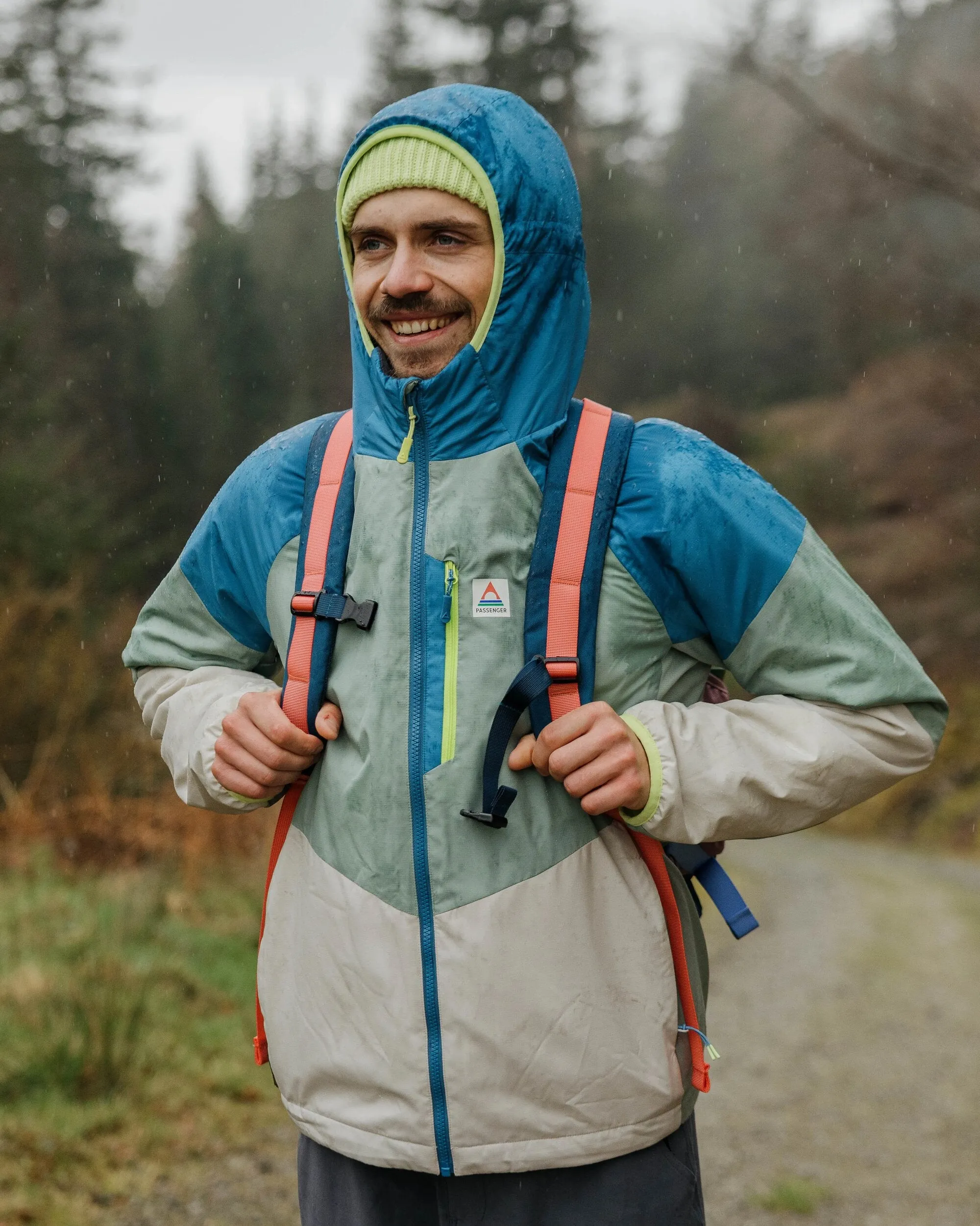 Daybreak Lightweight Men's Recycled Thermore® Insulated Jacket - Pistachio/Blue Steel