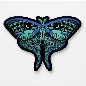 Decorative Moth Vinyl Sticker