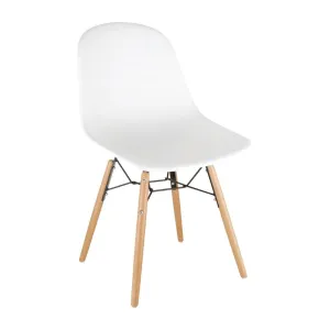DM840 Bolero Arlo Side Chair White (Pack 2)