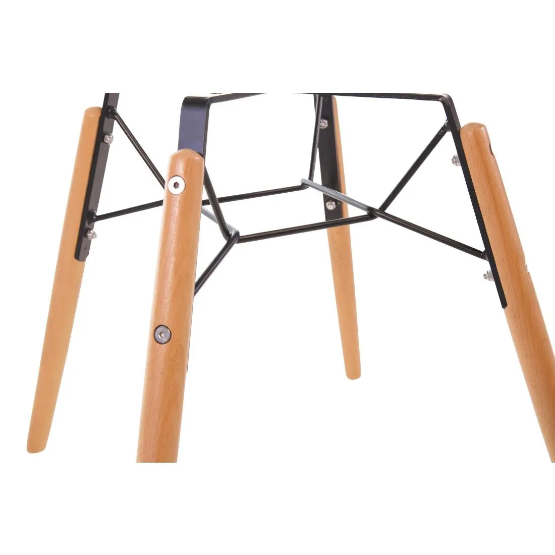 DM840 Bolero Arlo Side Chair White (Pack 2)