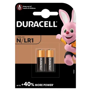 Duracell Battery LR1/N Alkaline MN9100B2  1.5V Pack of 2