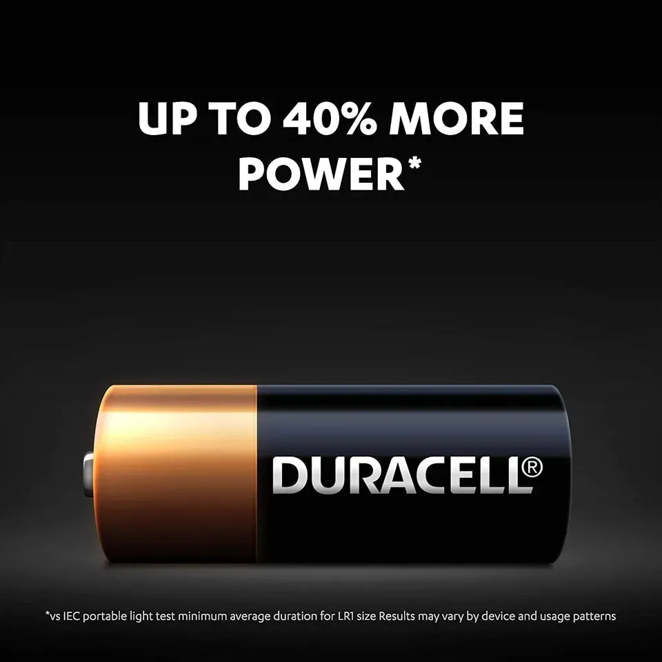 Duracell Battery LR1/N Alkaline MN9100B2  1.5V Pack of 2