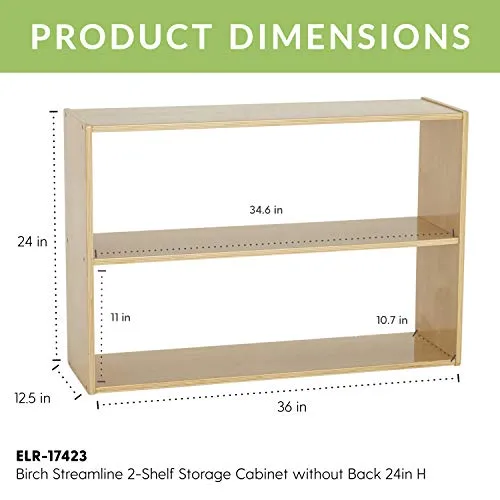 ECR4Kids Birch Streamline Storage Cabinet