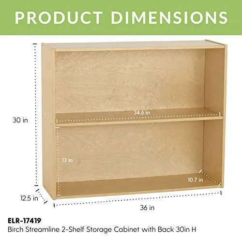 ECR4Kids Birch Streamline Storage Cabinet