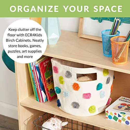 ECR4Kids Birch Streamline Storage Cabinet