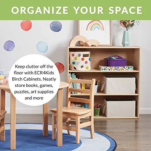 ECR4Kids Birch Streamline Storage Cabinet