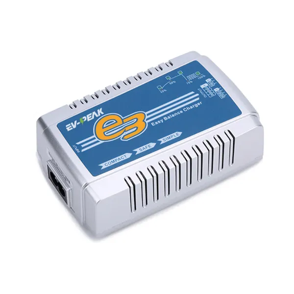 EV-Peak E3 AC Lipo Balancing Battery Charger (3Amps, 35Watts)