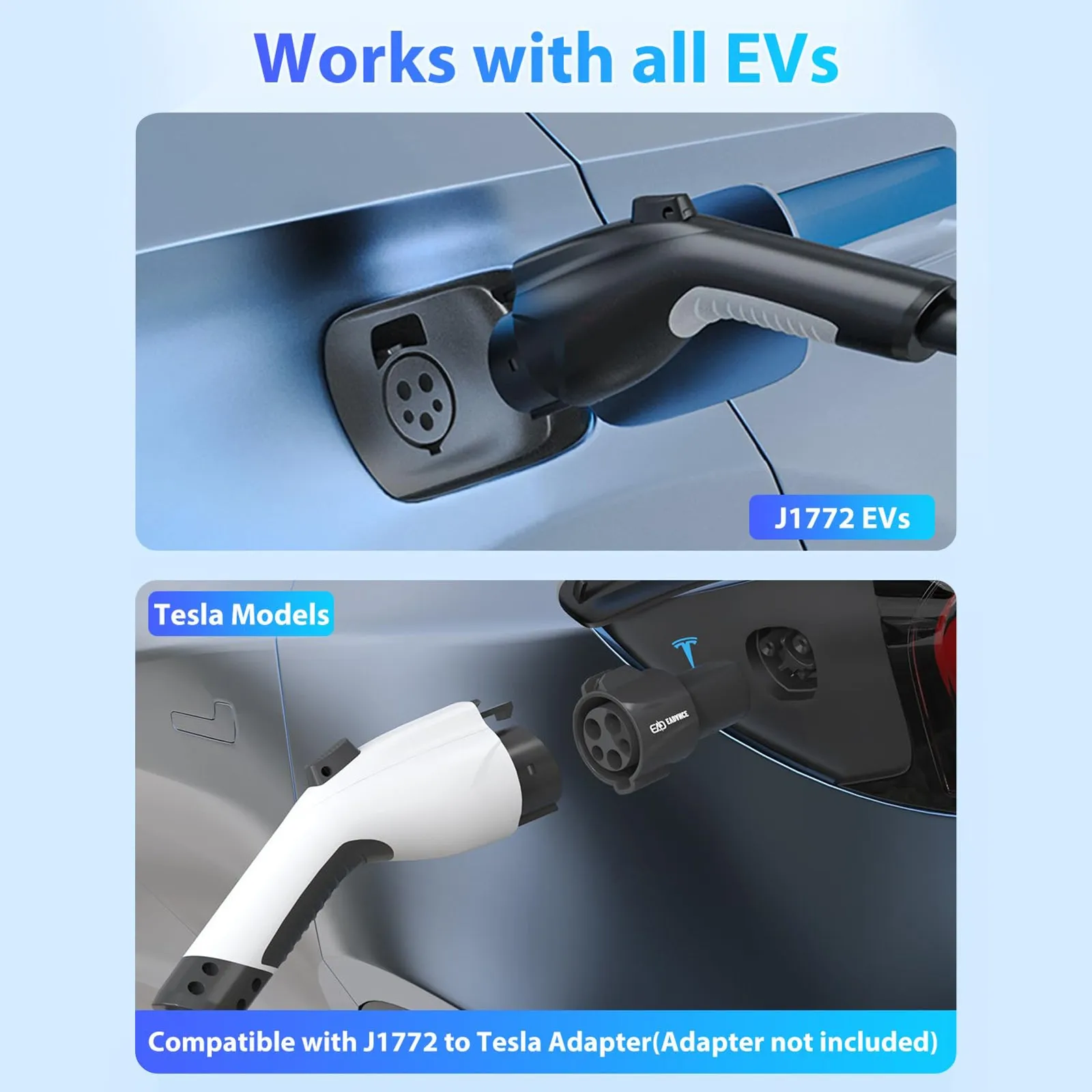 EVDANCE J1772 EV Extension Cord  32A 21/40FT