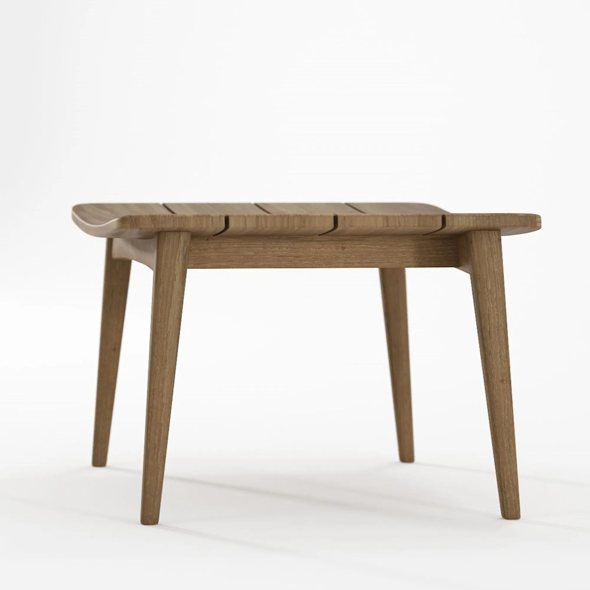 Grasshopper Outdoor Rectangular Ottoman - Teak
