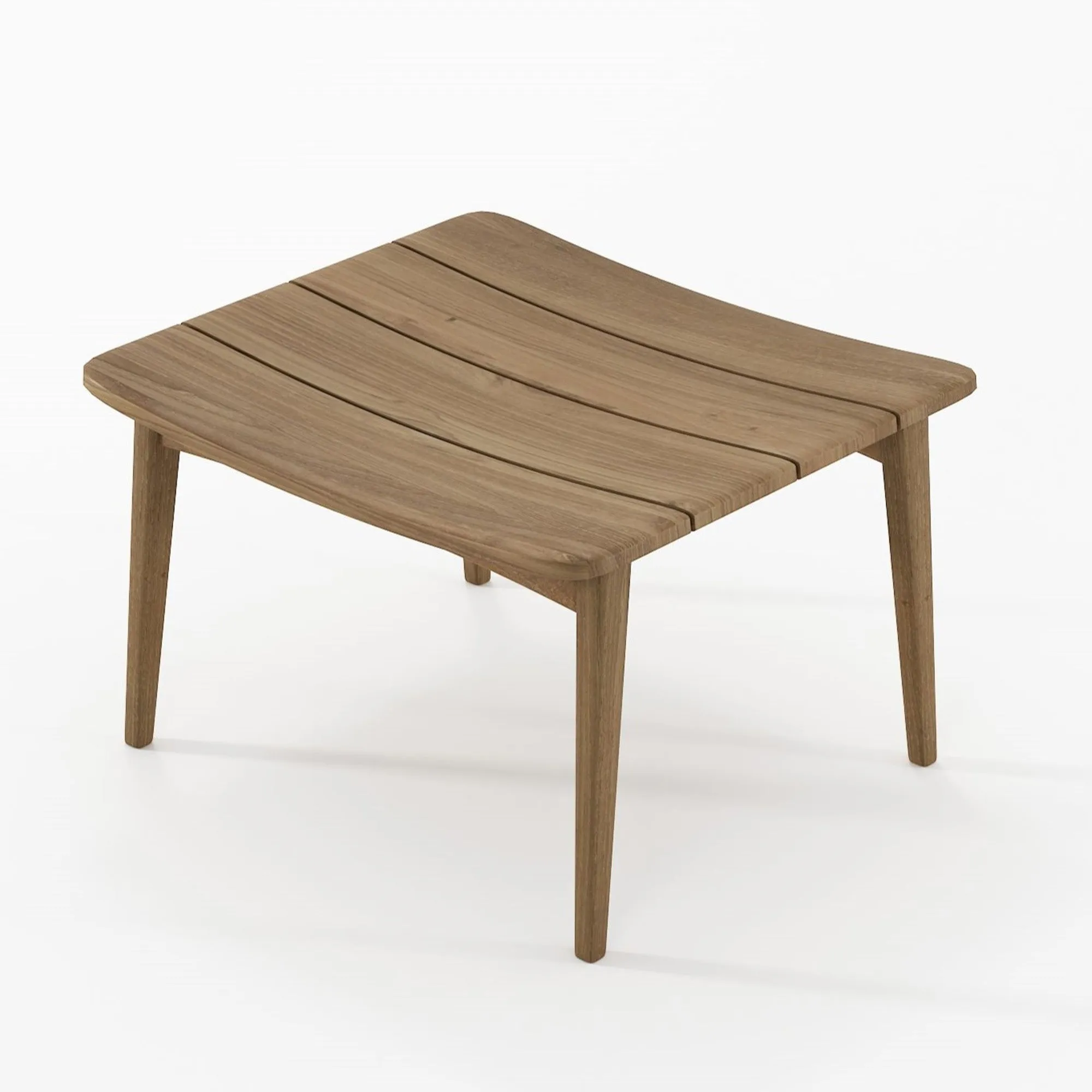 Grasshopper Outdoor Rectangular Ottoman - Teak