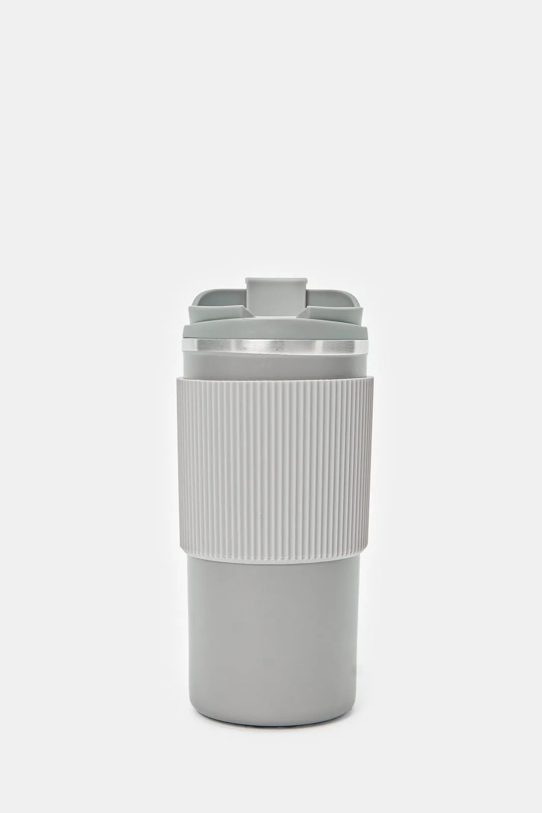Gray Travel Mug With Lid (480ml)