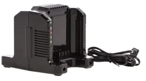 Greenworks Pro 2958602AZ Dual-Port Rapid Charger, 80 V, 5 Ah, 8 A Charge, 90 min Charge :EA: QUANTITY: 1