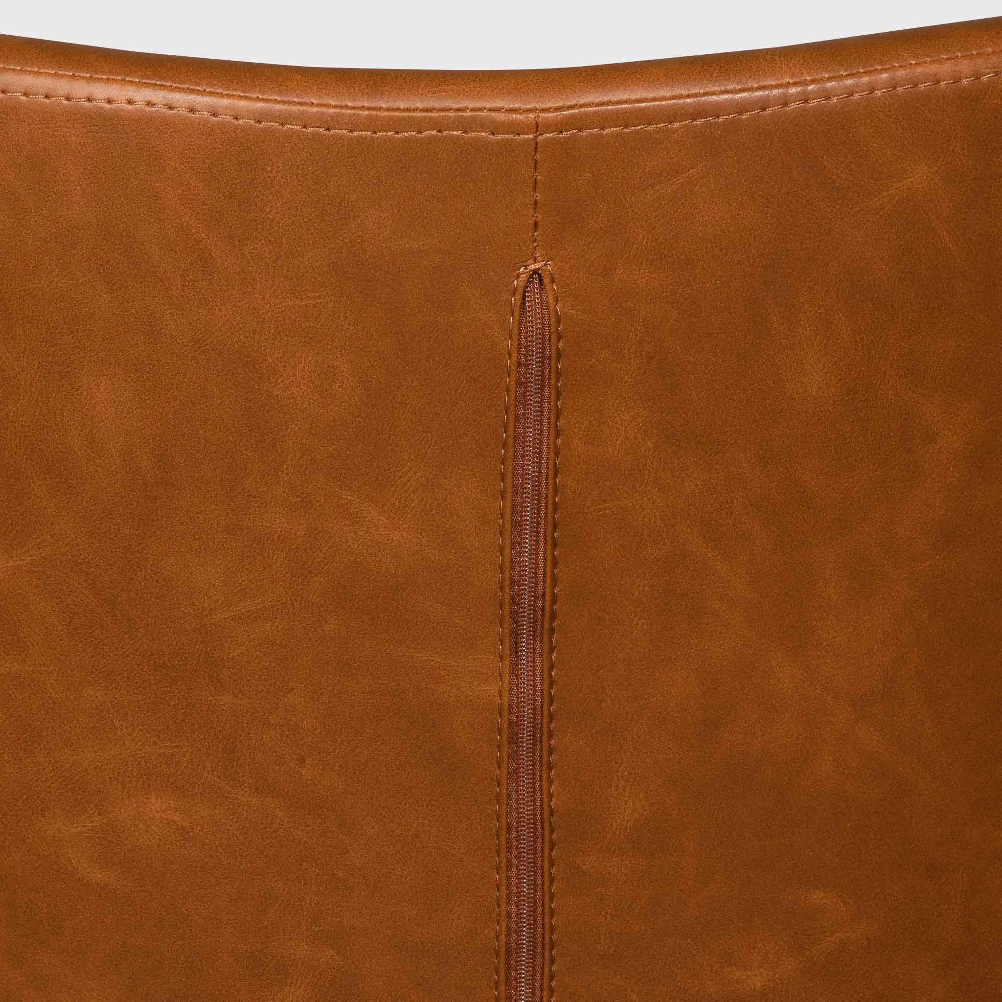 Hester Office Chair - Vintage Tan with Black Base