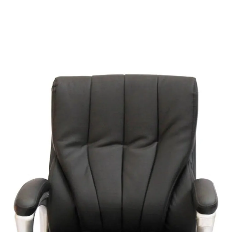 High-Back Pu Leather Office Chair 518G Black
