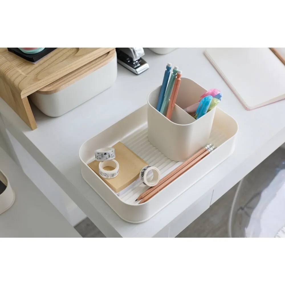 iDesign Eco Office Organization Collection Recycled Plastic in Coconut