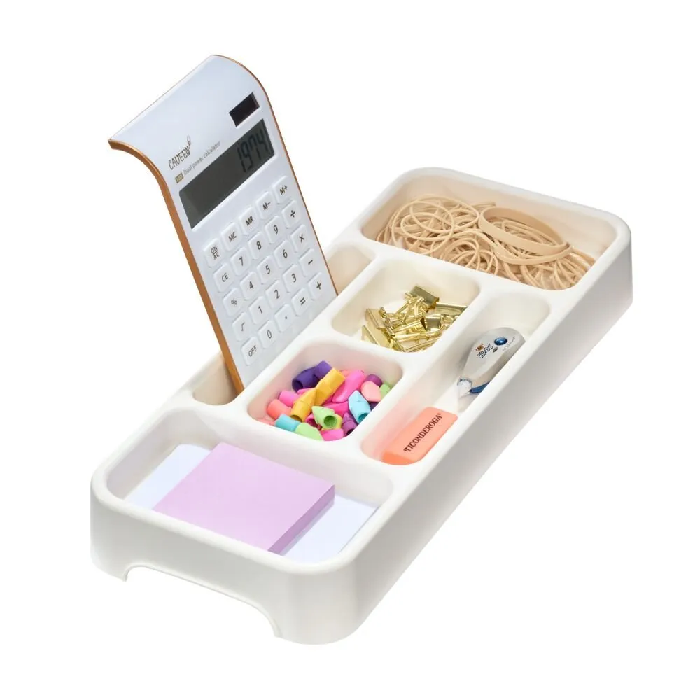 iDesign Eco Office Organization Collection Recycled Plastic in Coconut