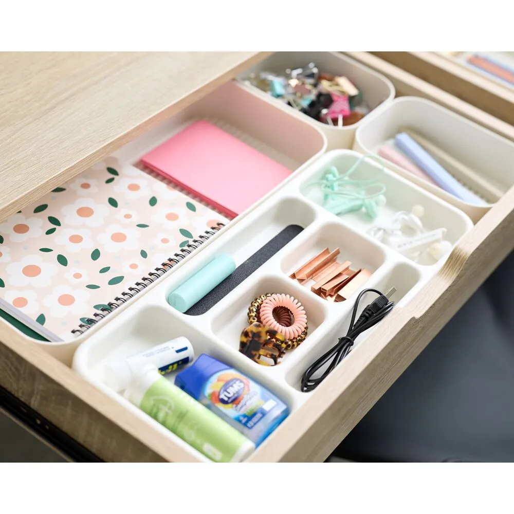 iDesign Eco Office Organization Collection Recycled Plastic in Coconut