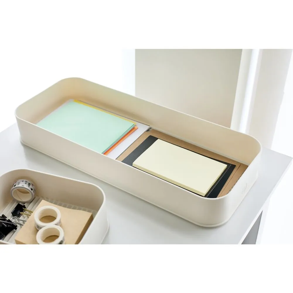 iDesign Eco Office Organization Collection Recycled Plastic in Coconut