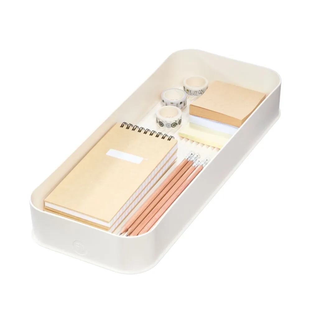 iDesign Eco Office Organization Collection Recycled Plastic in Coconut