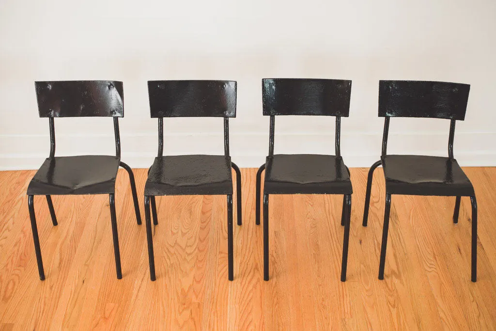 Industrial French Dining Chairs