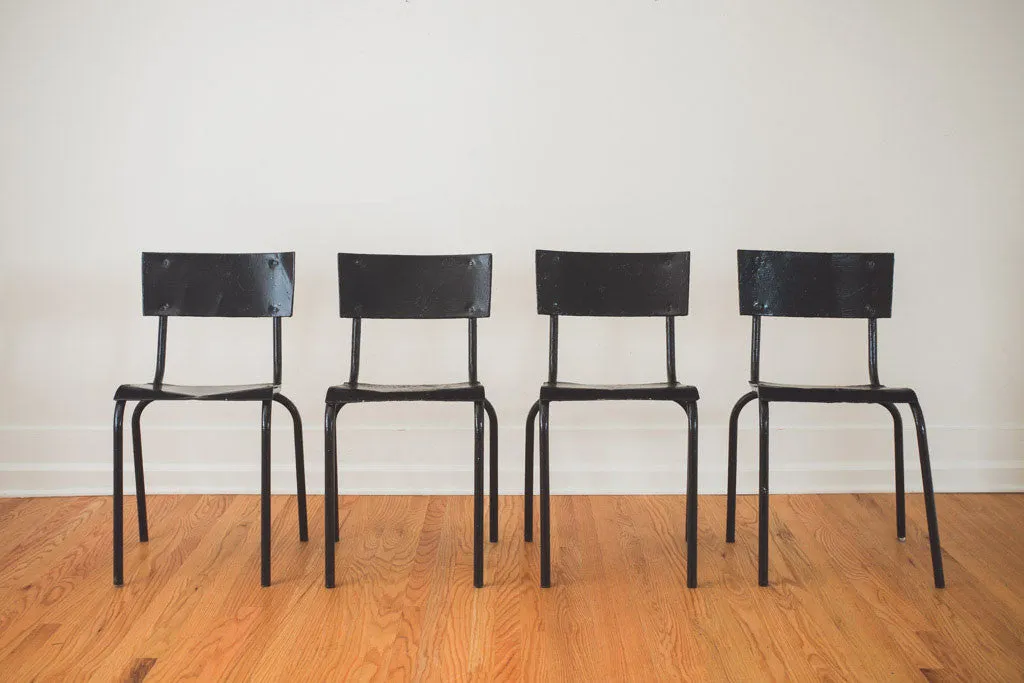 Industrial French Dining Chairs