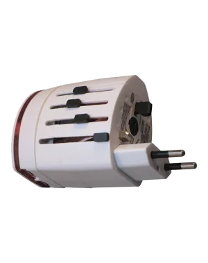 International Plug Adapter with 2 USB ports (#149)