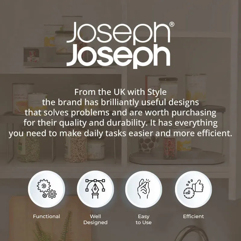 Joseph Joseph Cupboard Store Grey Multi-Purpose Rotating Organiser | 2 Tier