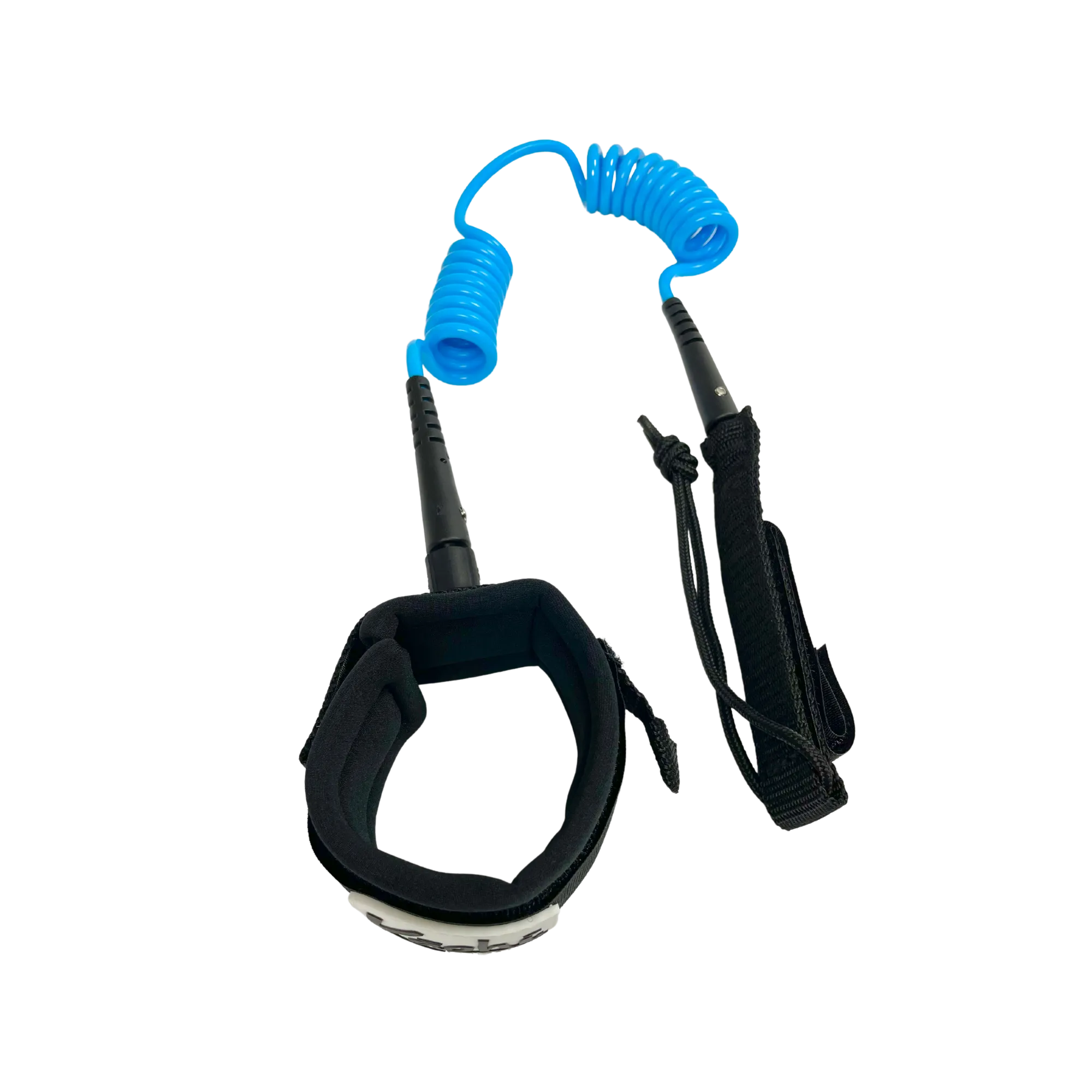 Kaohi Double Coil Ankle Leash-Blue-6' x 5.5mm