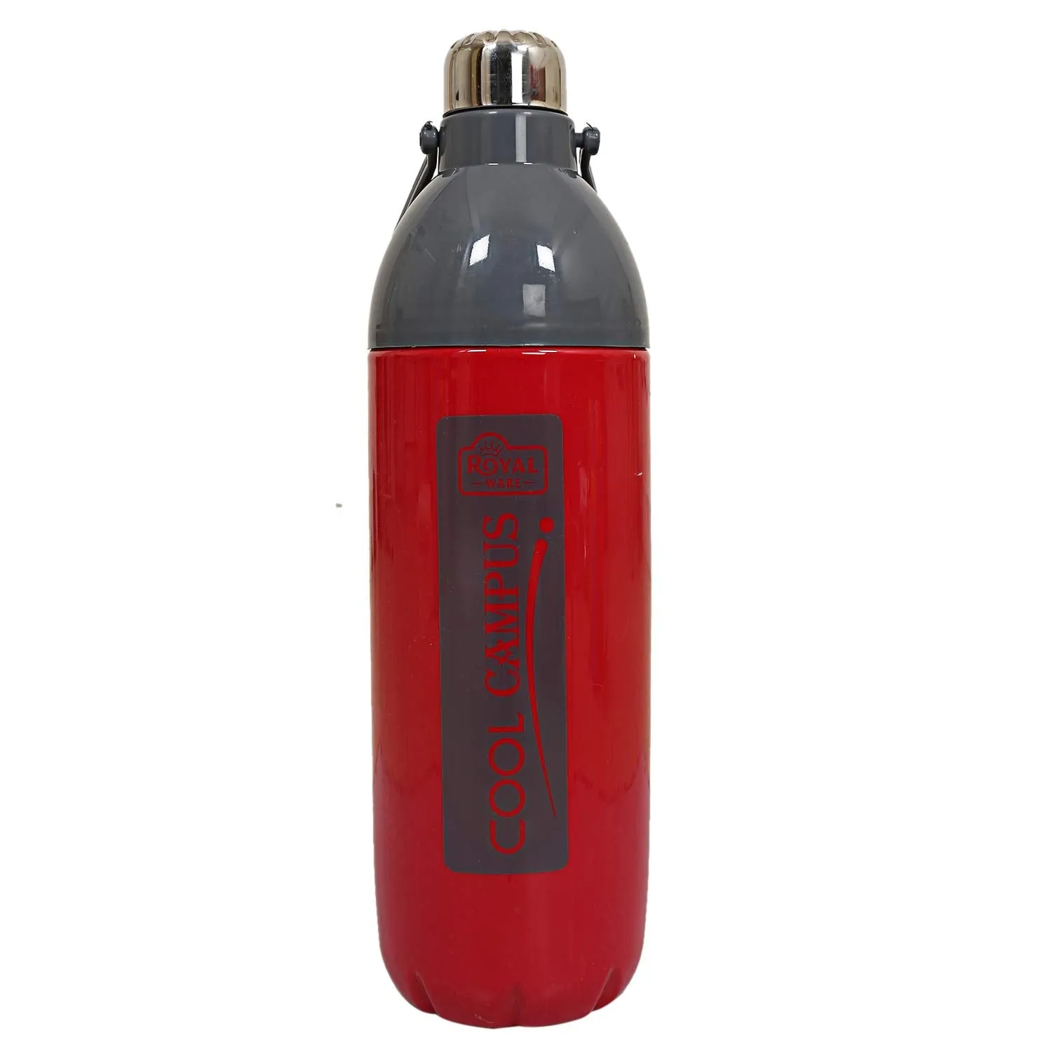 Kuber Industries Plastic Insulated Water Bottle with Handle 2200 ML (Maroon) -CTLTC12694
