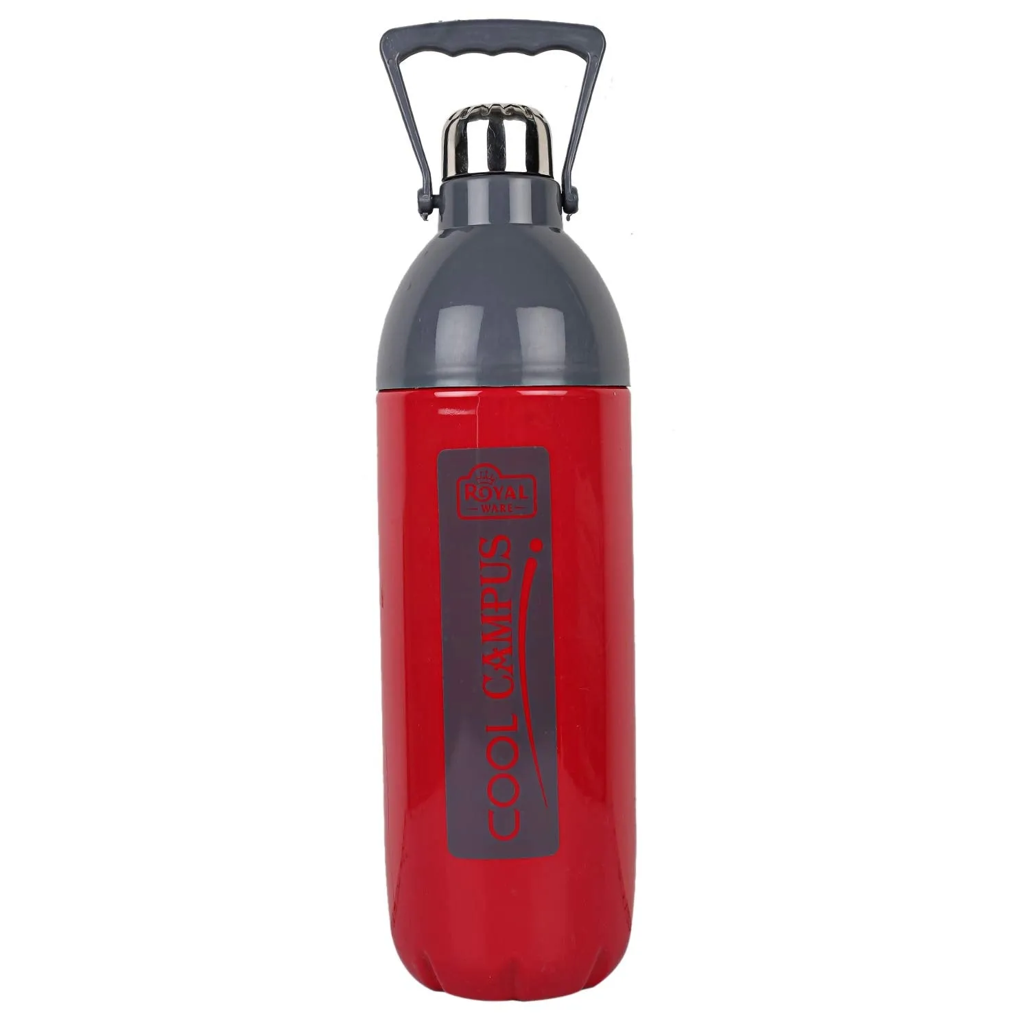 Kuber Industries Plastic Insulated Water Bottle with Handle 2200 ML (Maroon) -CTLTC12694