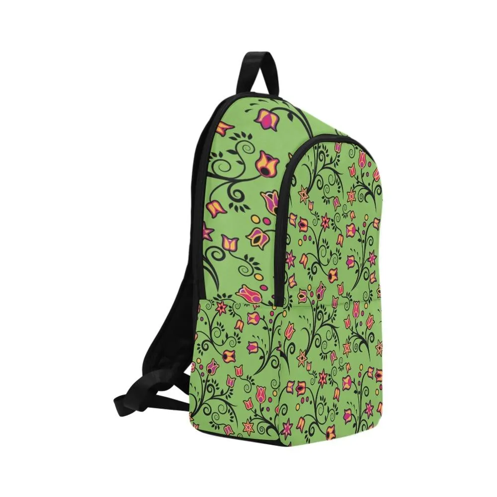LightGreen Yellow Star Backpack for Adult