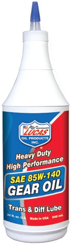 Lucas Oil 10042 Gear Oil, 85W-140, 1 qt Bottle :QUART: QUANTITY: 12