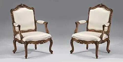 Lujo Arm Chair Carved From Teak Wood (Set of 2)