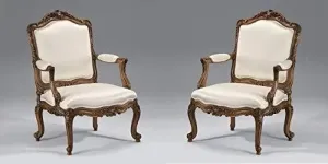 Lujo Arm Chair Carved From Teak Wood (Set of 2)
