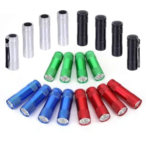 Mini LED Flashlights (Batteries Included) - 100k hrs LED Runtime