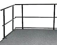 National Public Seating GRS36 36" Guard Rails for NPS Stages